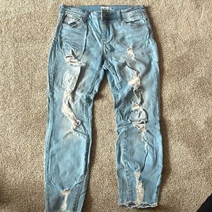Cello size 9/27 light blue ripped jeans